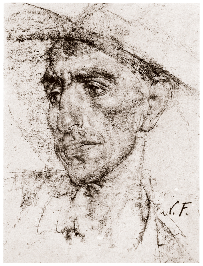  Nicolai Ivanovich Fechin —— 戴帽子的墨西哥牛仔